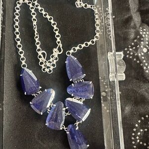 Kendra Scott Harlie Blue Stone Necklace